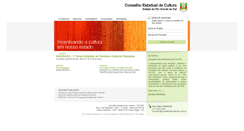 Desktop Screenshot of conselhodeculturars.com.br
